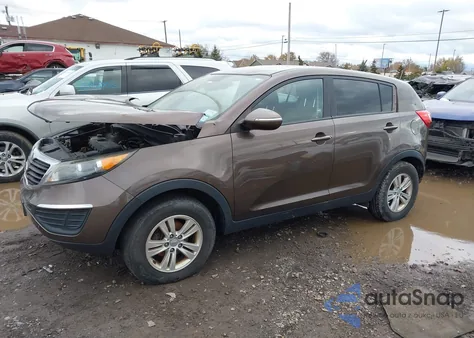 2011 Kia Sportage Lx из США, поврежденный, VIN KNDPB3A25B7055791